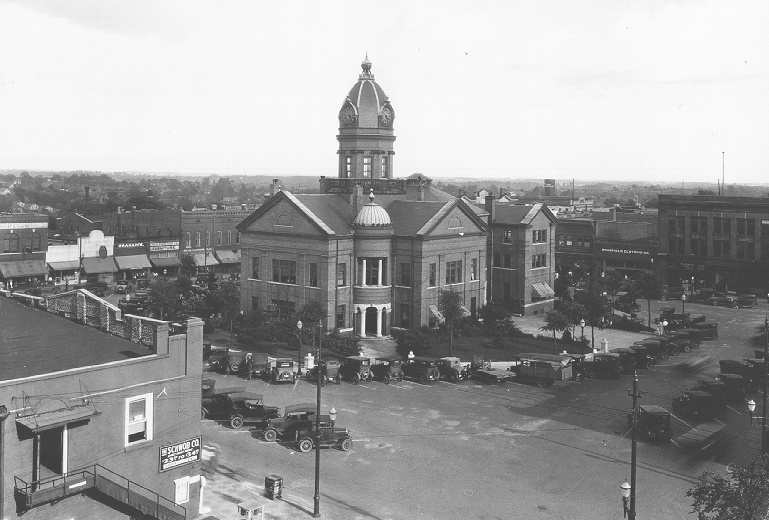 LaGrange, GA - Troup County Courthouse circa 1930s: Provided by Troup County Historical Society Archives & Legacy Museum